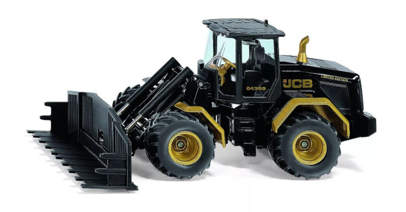 Siku JCB 435S Agri Wheel Loader Limited Edition in Black and Gold Livery